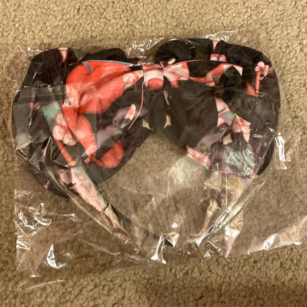 Lolita Kawaii Harajuku Big Bow Headband Hairbow Headbow Cherry Fruit Print Cute
